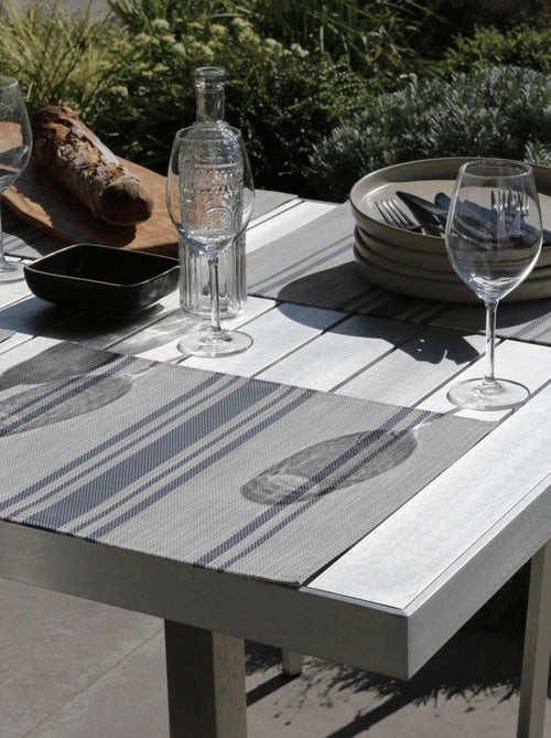 Mantel individual lavable con rayas finas - Kiabi
