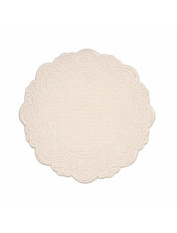 Mantel individual redondo lavable