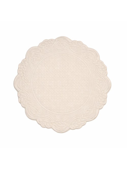 Mantel individual redondo lavable - Kiabi