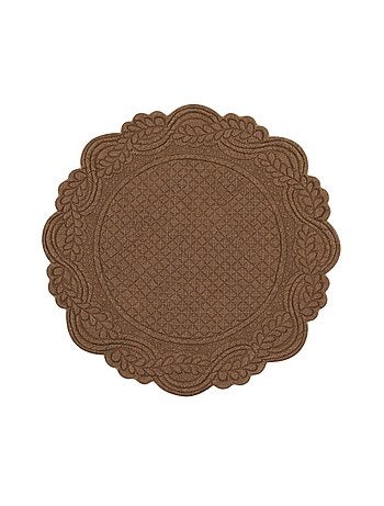 Mantel individual redondo lavable