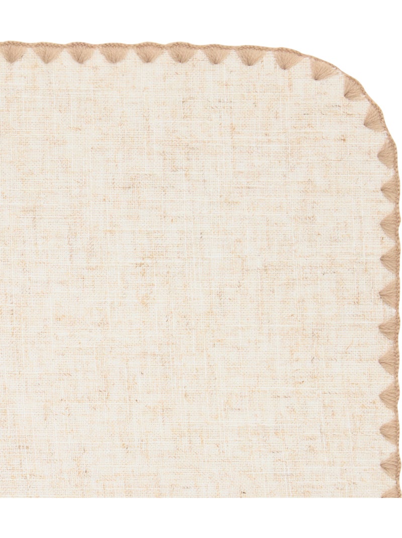 Mantel individual sandrine efecto lino 45x30cm beige Beige - Kiabi