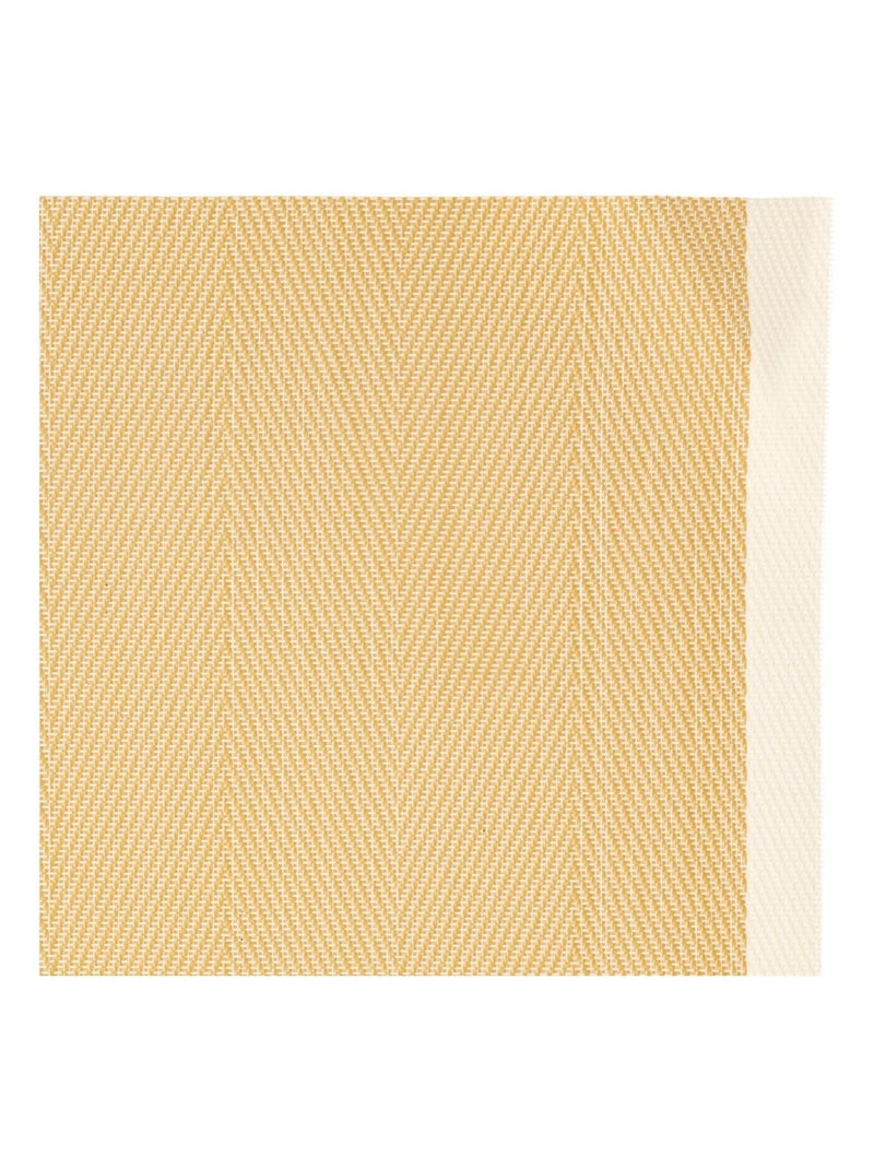 Mantel individual tejido con ribete Amarillo - Kiabi