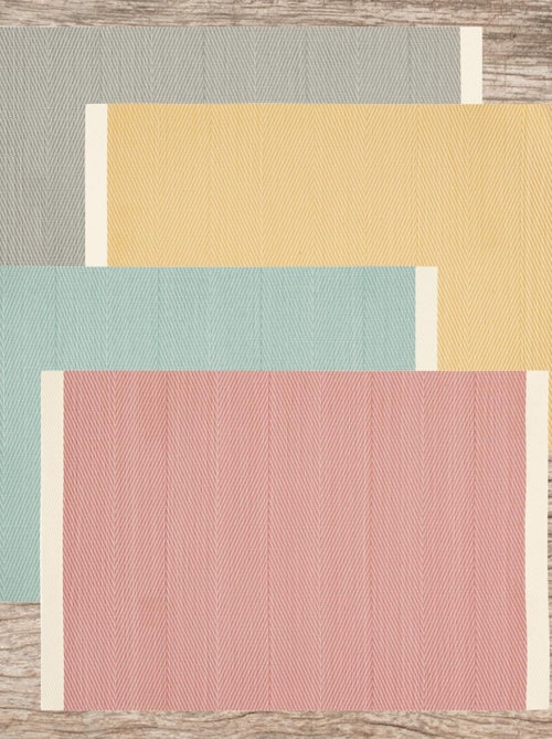 Mantel individual tejido con ribete - Kiabi Mantel individual tejido con ribete - Kiabi