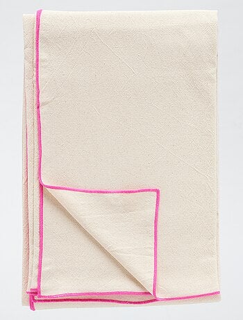 Mantel liso de algodón