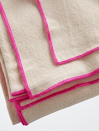 Mantel liso de algodón