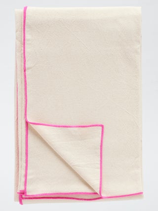 Mantel liso de algodón