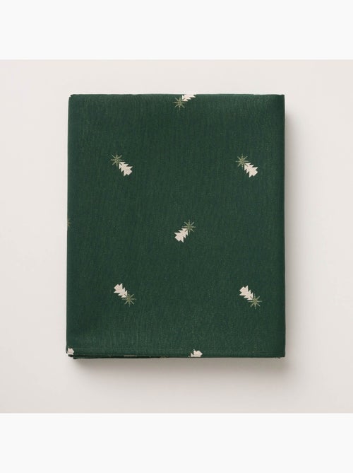 Mantel navideño con hilo lurex y abetos bordados en relieve - gamusi. - Kiabi Mantel navideño con hilo lurex y abetos bordados en relieve - gamusi. - Kiabi