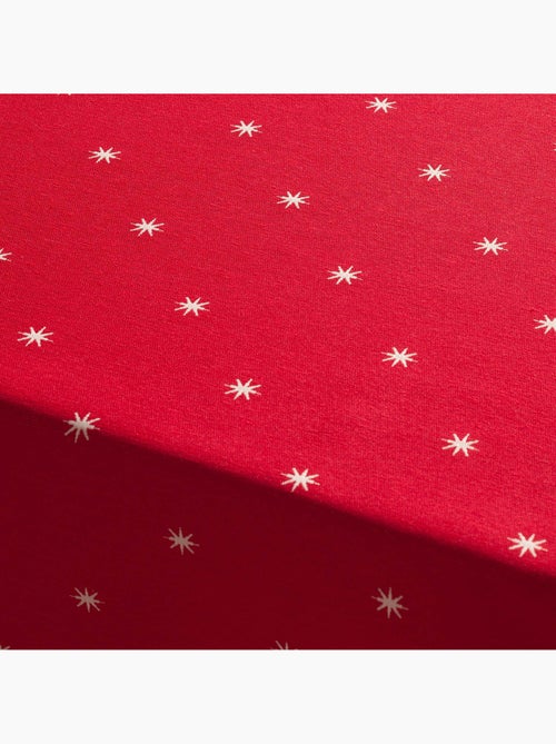 Mantel navideño con hilo lurex y estrellas bordadas en relieve - gamusi. - Kiabi