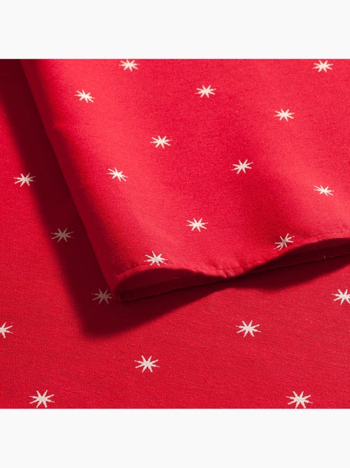 Mantel navideño con hilo lurex y estrellas bordadas en relieve - gamusi. - Kiabi