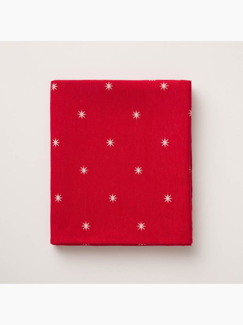 Mantel navideño con hilo lurex y estrellas bordadas en relieve - gamusi. - Kiabi