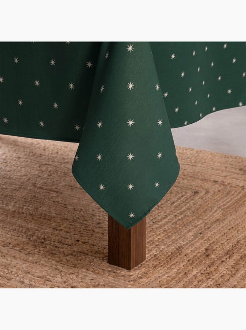 Mantel navideño con hilo lurex y estrellas bordadas en relieve - gamusi. - Kiabi Mantel navideño con hilo lurex y estrellas bordadas en relieve - gamusi. - Kiabi