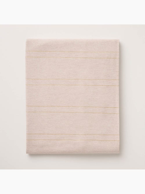 Mantel navideño con rayas de hilo lurex en relieve - gamusi. - Kiabi