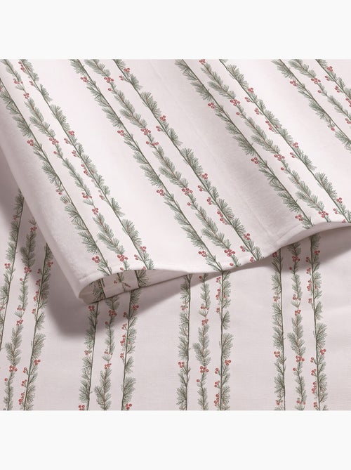 Mantel navideño impermeable con estampado de guirnaldas de acebo - gamusi. - Kiabi Mantel navideño impermeable con estampado de guirnaldas de acebo - gamusi. - Kiabi