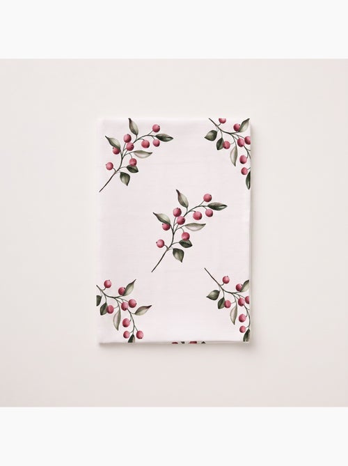 Mantel navideño impermeable con estampado de ramas de acebo - gamusi. - Kiabi Mantel navideño impermeable con estampado de ramas de acebo - gamusi. - Kiabi