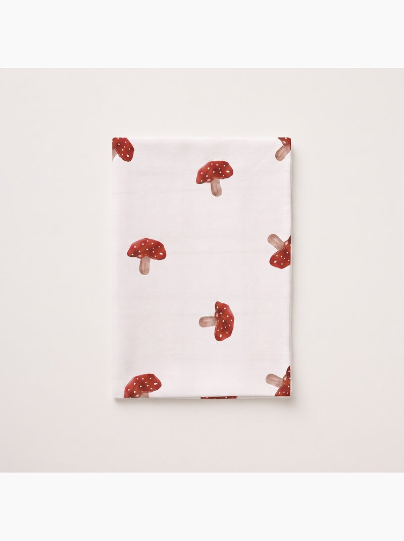 Mantel navideño impermeable con estampado de setas - gamusi. Blanco - Kiabi