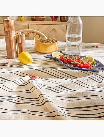 Mantel oceania 150x250cm algodón beige