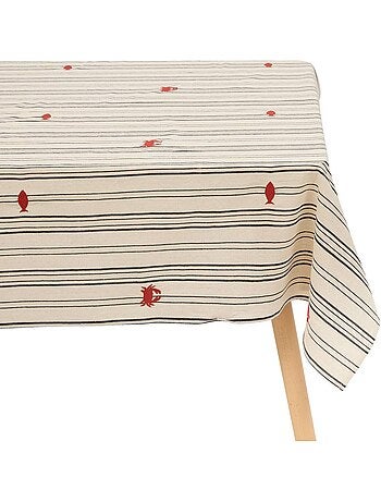 Mantel oceania 150x250cm algodón beige
