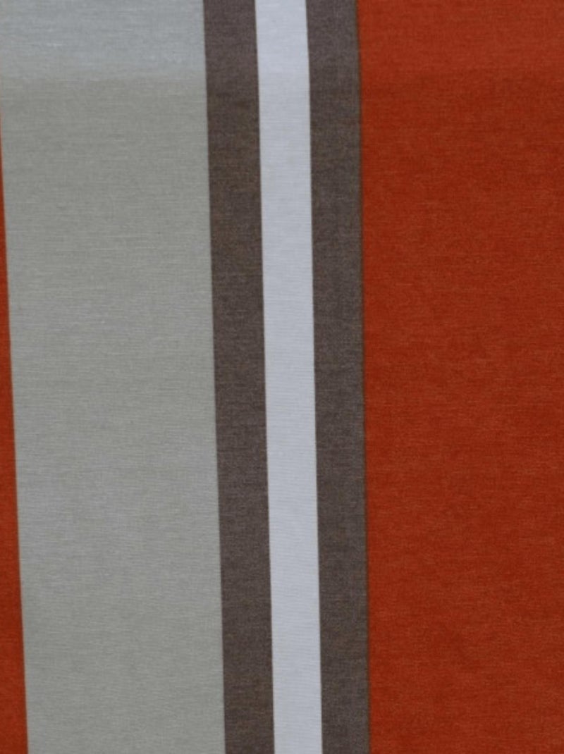 Mantel plastificado a rayas para uso exterior Naranja - Kiabi