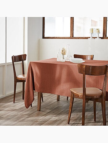 Mantel rectangular + 6 servilletas de mesa – doble gasa de algodón gaïa