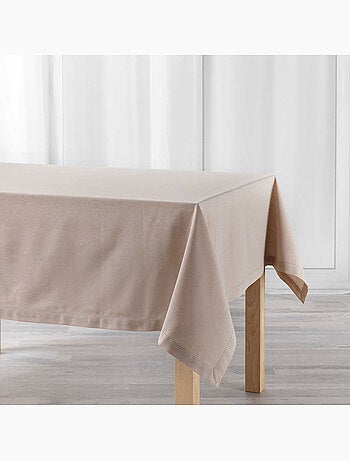 Mantel rectangular de algodón liso