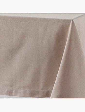 Mantel rectangular de algodón liso