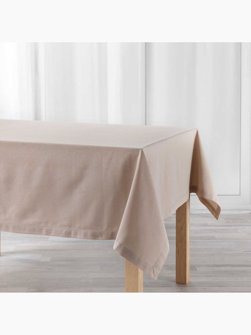 Mantel rectangular de algodón liso - Kiabi