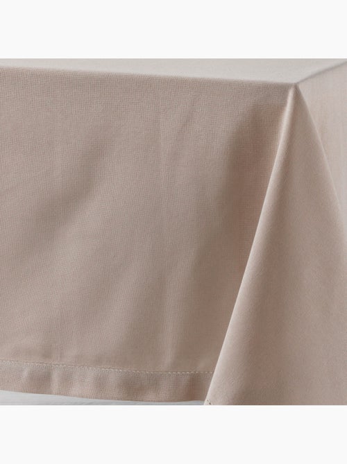 Mantel rectangular de algodón liso - Kiabi