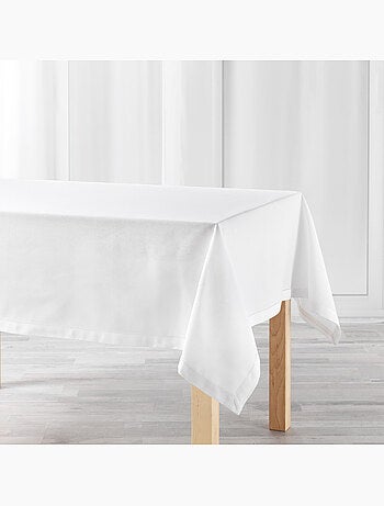Mantel rectangular de algodón liso