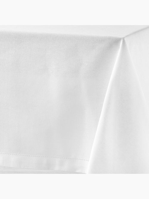 Mantel rectangular de algodón liso - Kiabi