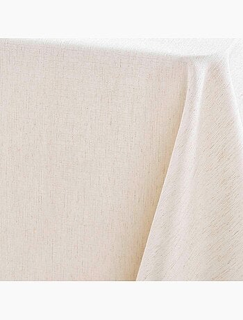 Mantel rectangular de polilina con acabado de dobladillo