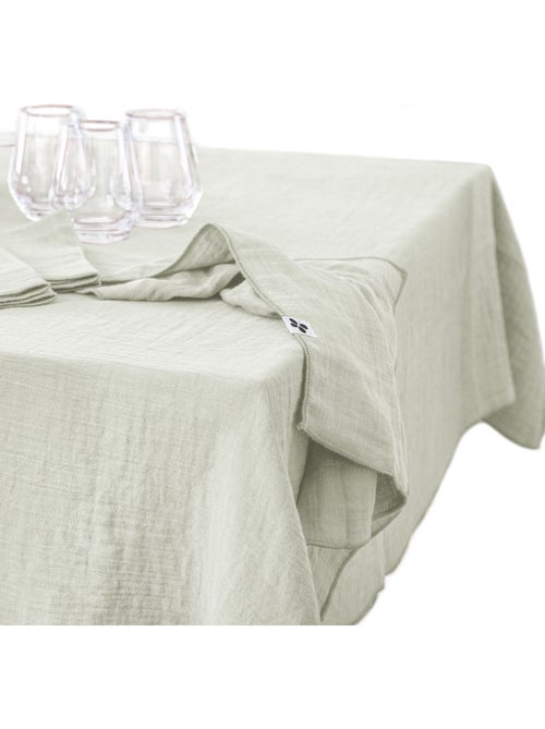 Mantel rectangular – doble gasa de algodón – gaïa - Kiabi Mantel rectangular – doble gasa de algodón – gaïa - Kiabi