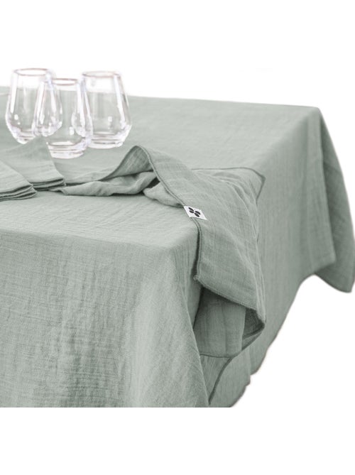 Mantel rectangular – doble gasa de algodón – gaïa - Kiabi Mantel rectangular – doble gasa de algodón – gaïa - Kiabi