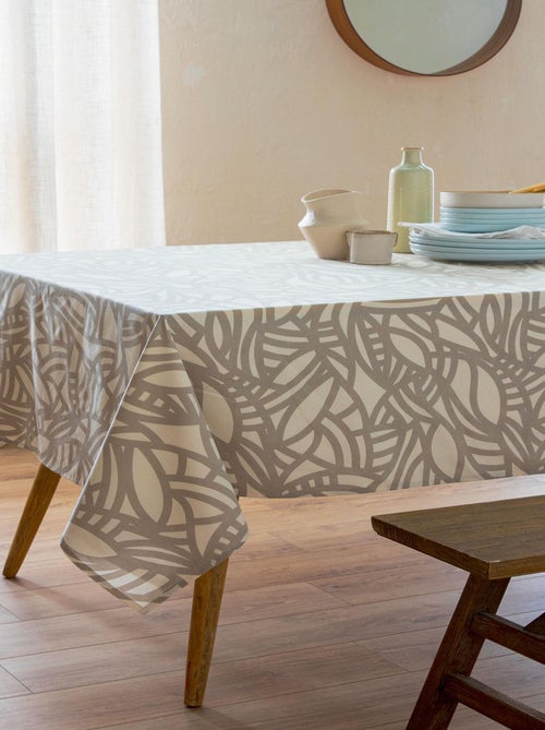 Mantel rectangular impreso gráfico - Kiabi