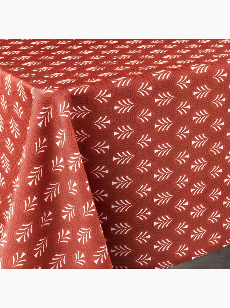 Mantel rectangular inspirado en la naturaleza Naranja coral - Kiabi