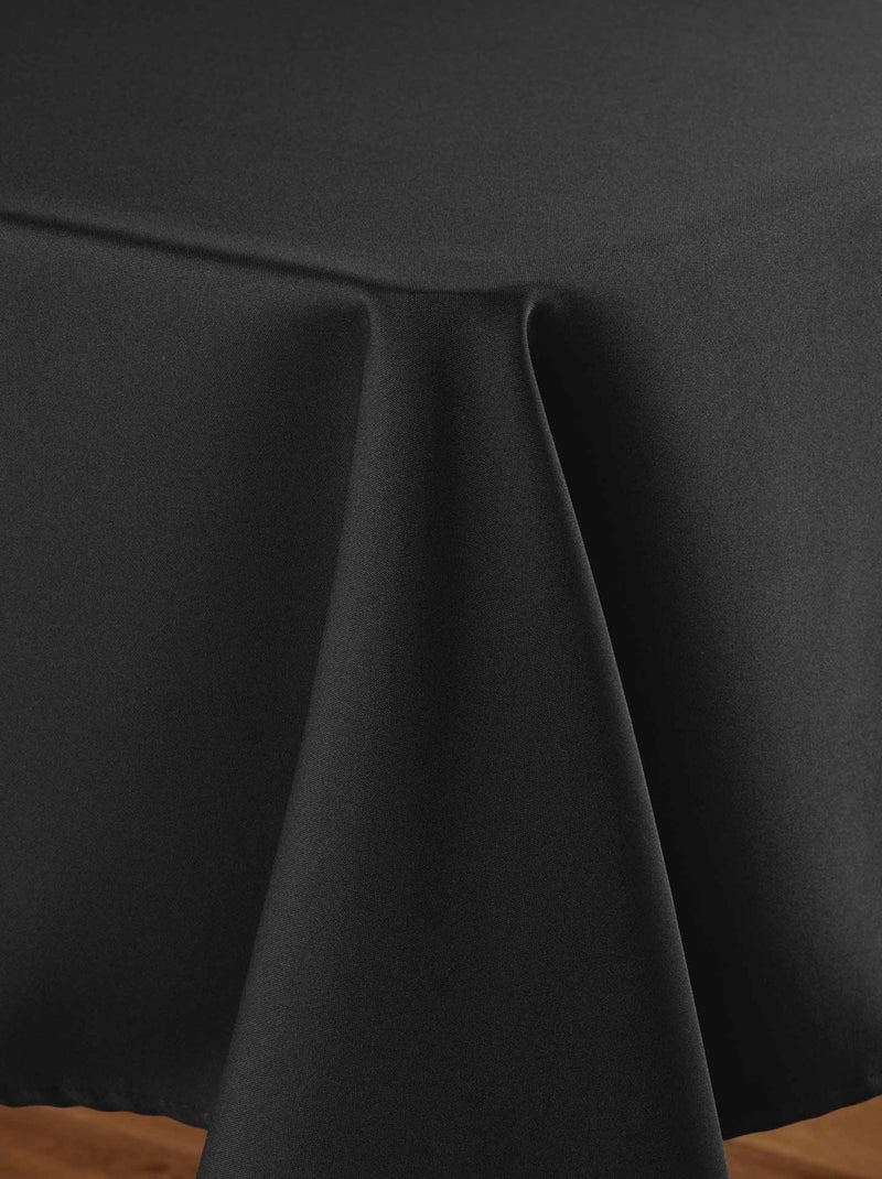 Mantel rectangular liso Essentiel Negro - Kiabi