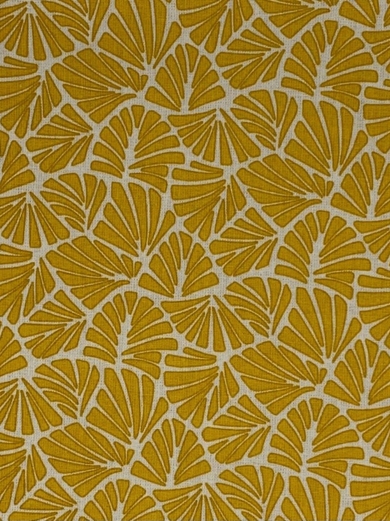 Mantel rectangular plastificado 100% algodón Amarillo - Kiabi