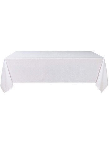 Mantel rectangular, recubierto y antimanchas