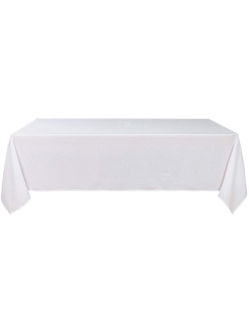 Mantel rectangular, recubierto y antimanchas Blanco - Kiabi