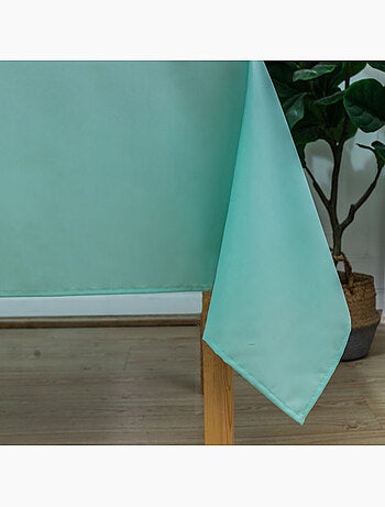 Mantel rectangular, recubierto y antimanchas