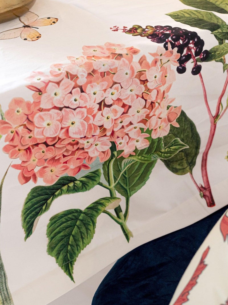 Mantel Spring time "Happyfriday" Blanco - Kiabi