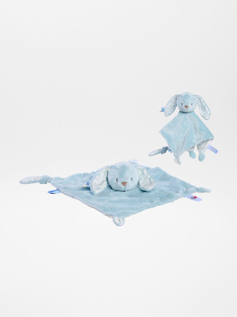 Mantita de conejo azul - Kiabi