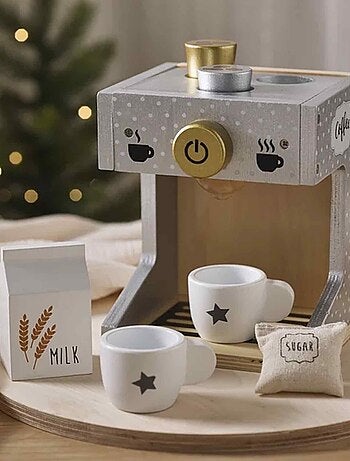 Máquina de café de madera para niños | JaBaDaBaDo
