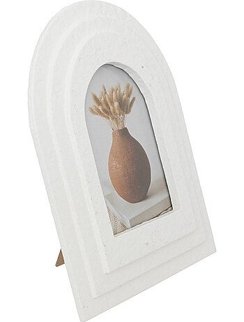 Marco de fotos de madera emily 10x15cm blanco