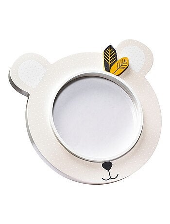 Marco de fotos oso 18x18 cm en madera - SAUTHON