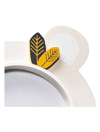 Marco de fotos oso 18x18 cm en madera - SAUTHON