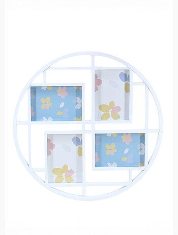 Marco de fotos redondo de 4 vistas - AFIBEL