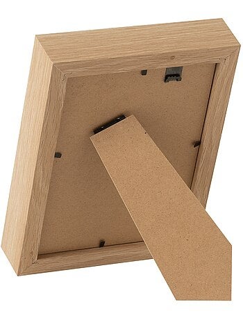 Marco medio con borde grueso en madera natural - AFIBEL