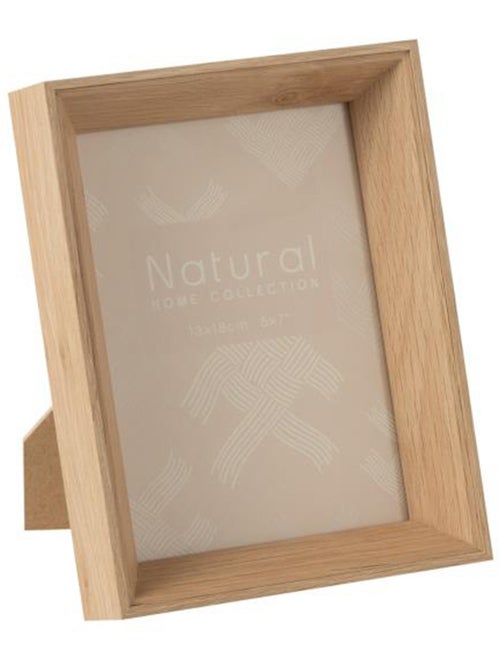 Marco medio con borde grueso en madera natural - AFIBEL - Kiabi
