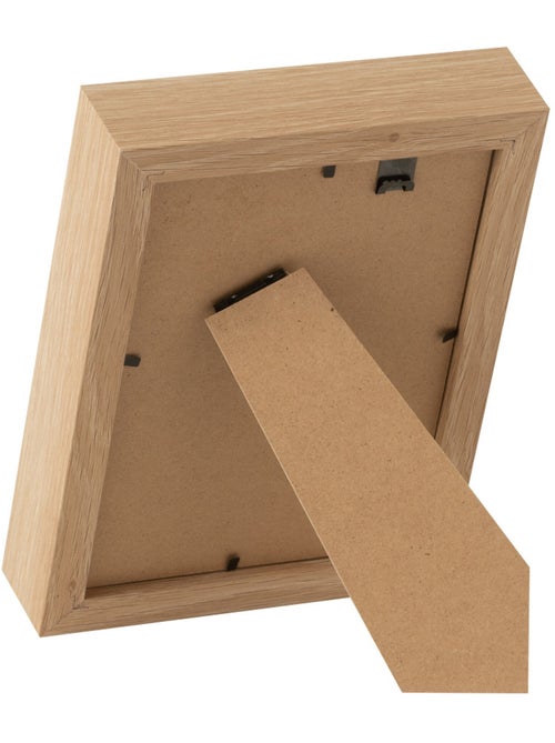 Marco medio con borde grueso en madera natural - AFIBEL - Kiabi