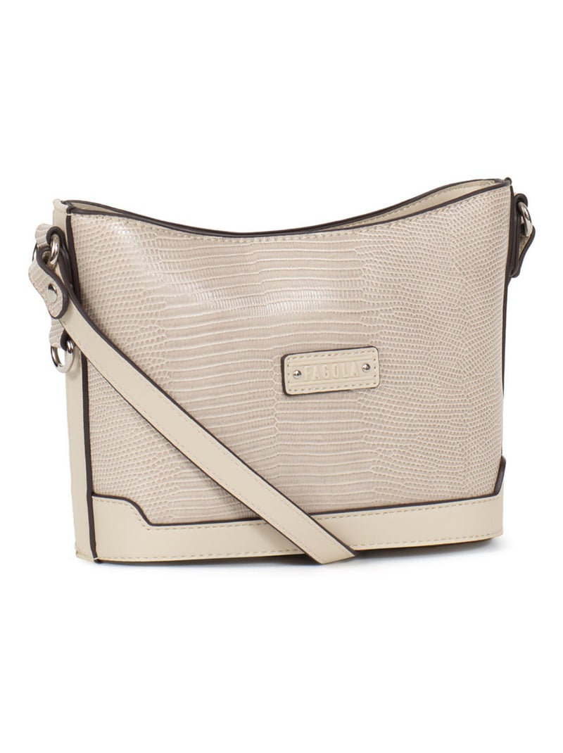 MARIA - Bolso bandolera Gris medio - Kiabi